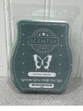 Scentsy My Dear Watson Wax Bar - Teal Green